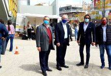 Παρουσία του Δημάρχου Αμαρουσίου Θ. Αμπατζόγλου η 2η ημέρα των δωρεάν rapid tests στο Δ. Αμαρουσίου