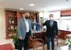 Συνάντηση του Δημάρχου Αμαρουσίου Θεόδωρου Αμπατζόγλου με τον Πρόεδρο του ΙΓΕ Διονύση Κυριακόπουλο