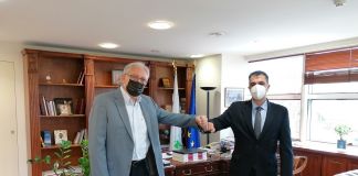 Συνάντηση του Δημάρχου Αμαρουσίου Θεόδωρου Αμπατζόγλου με τον Πρόεδρο του ΙΓΕ Διονύση Κυριακόπουλο