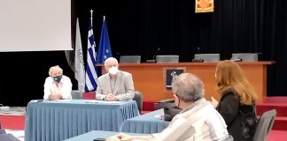 Παρουσία του Δημάρχου Αμαρουσίου Θ. Αμπατζόγλου η συνάντηση εργασίας στο Δημαρχείο για τη μετεγκατάσταση του 6ου Λυκείου