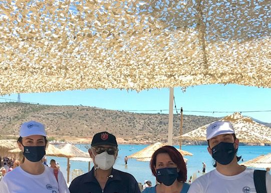 Ενημερωτική δράση της Περιφέρειας Αττικής και του ΙΣΑ για τα μέτρα προφύλαξης από τον Covid σε 21 παραλίες της Αττικής
