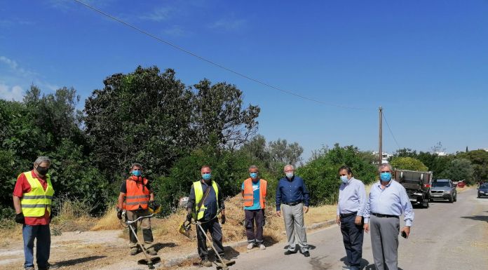 Αυτοψία του Δημάρχου Αμαρουσίου Θ. Αμπατζόγλου σε έργα καθαριότητας, πρασίνου και τεχνικών συντηρήσεων στην περιοχή του Στούντιο Άλφα