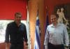 Συνάντηση του Προέδρου της Κοινωφελούς Επιχείρησης του Δήμου Αμαρουσίου (ΚΕΔΑ) Νίκου Πέππα με τον Αντιδήμαρχο Πολιτισμού του Δήμου Ιλίου Γιώργο Φραγκάκη.