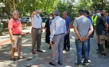 Αυτοψία του Δημάρχου Αμαρουσίου Θ. Αμπατζόγλου σε εργασίες στην περιοχή του Ψαλιδίου και συνάντηση με συλλόγους και κατοίκους