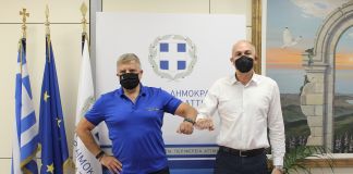 Συνάντηση του Περιφερειάρχη Αττικής Γ. Πατούλη με τον Δήμαρχο Μεταμόρφωσης Σ. Σαραούδα