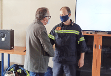 Στον 9ο Πυροσβεστικό Σταθμό Αθηνών στο Μαρούσι ο Γιώργος Κουμουτσάκος