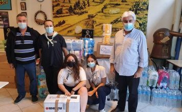 Συγκέντρωση και παράδοση ειδών πρώτης ανάγκης για τους σεισμόπληκτους από το Σώμα Ελληνικού Οδηγισμού