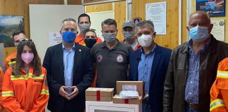 Δωρεά απινιδωτή στους εθελοντές δασοπροστασίας Παπάγου-Χολαργού από τον ΙΣΑ και την Περιφέρεια