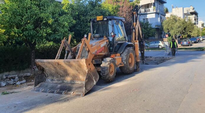 Ηρώων Πολυτεχνείου στο Κάτω Χαλάνδρι – Ξεκίνησαν οι εργασίες ανακατασκευής