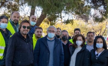 Παρουσία του Δημάρχου Αμαρουσίου Θ. Αμπατζόγλου και του Δημάρχου Χαλανδρίου Σ. Ρούσσου η κοινή πρωτοβουλία για Δεντροφύτευση στο Πάρκο Φραγκοκλησιάς & Πεντέλης στο Μαρούσι