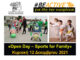Δράση μαζικού αθλητισμού “Open Day – Sports for Family”, την Κυριακή 12 Δεκεμβρίου 2021 στο Κλειστό Γυμναστήριο Διονύσου