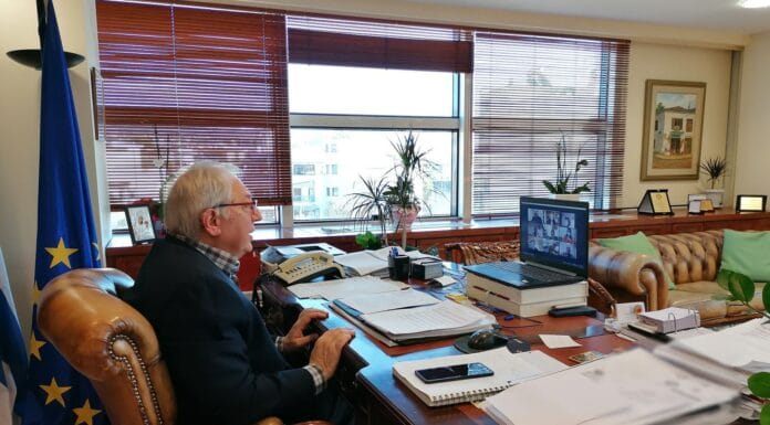 Συνεδρίαση του Τοπικού Συντονιστικού Οργάνου Πολιτικής Προστασίας του Δήμου Αμαρουσίου υπό τον Δήμαρχο Θ. Αμπατζόγλου με θέμα την αντιμετώπιση κινδύνων από την εκδήλωση σεισμικών, πλημμυρικών φαινομένων και χιονοπτώσεων – παγετών περιόδου 2021 -2022