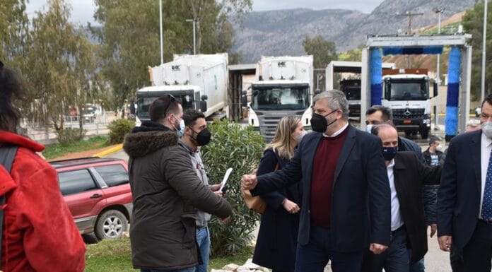 Στην εκδήλωση των εργαζομένων του ΕΔΣΝΑ στο ΧΥΤΑ Φυλής ο Περιφερειάρχης Αττικής Γ. Πατούλης