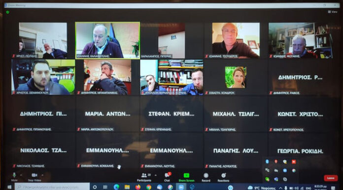 Mαραθώνια συνεδρίαση του Έκτακτου Τοπικού Συντονιστικού Οργάνου Πολιτικής Προστασίας, για την αποτίμηση της επιχειρησιακής ετοιμότητας του Δήμου Διονύσου στην «Ελπίδα»