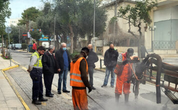Σε εξέλιξη οι εργασίες αποκατάστασης οδοστρώματος σε διάφορα σημεία του Αμαρουσίου