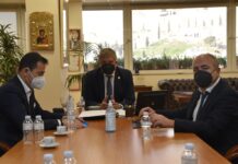 Συνάντηση Ν. Μπάμπαλου και Γ. Πατούλη για έργα, υγεία και θέματα του Δήμου Ηρακλείου Αττικής