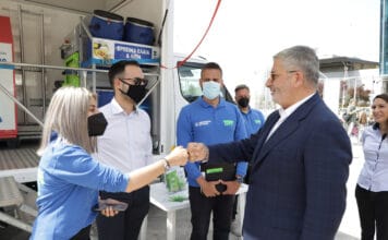Παρουσία του Περιφερειάρχη Γ. Πατούλη η δράση ενημέρωσης και ευαισθητοποίησης του Προγράμματος Ανταποδοτικής Ανακύκλωσης «THE GREEN CITY» της Περιφέρειας Αττικής, στο Golden Hall