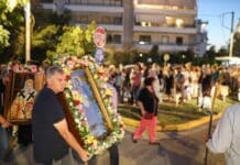 Με κατάνυξη η Λιτάνευση της Ι. Εικόνας Παναγίας Νερατζιώτισσας