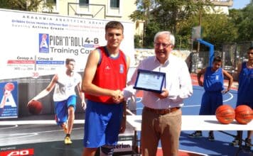 Εγκαίνια των ανακαινισμένων ανοικτών γηπέδων μπάσκετ στις εγκαταστάσεις «Σπύρου Λούη»