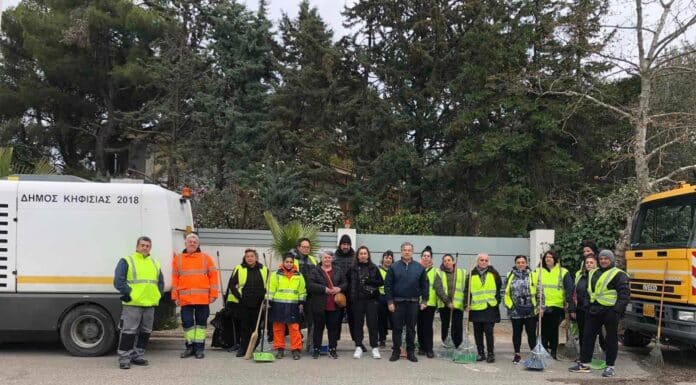 ΣΥΝΕΧΙΖΟΝΤΑΙ ΟΙ ΚΥΡΙΑΚΑΤΙΚΕΣ ΔΡΑΣΕΙΣ ΚΑΘΑΡΙΟΤΗΤΑΣ ΣΤΟΝ ΔΗΜΟ ΚΗΦΙΣΙΑΣ