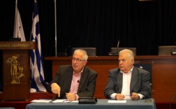 Στο πλευρό του Δημάρχου Αμαρουσίου Θεόδωρου Αμπατζόγλου ο Στέφανος Τσιπουράκης και η Μαρία Γώγου