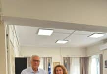 Συνάντηση της Δήμαρχου Πεντέλης με τον Γενικό Γραμματέα Εσωτερικών & Οργάνωσης του Υπουργείου Εσωτερικών Μιχάλη Σταυριανουδάκη