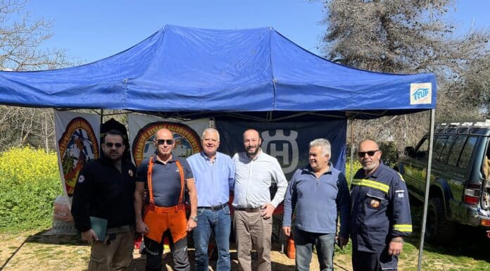 Εκπαίδευση στη χρήση του αλυσοπρίονου από τους Εθελοντές Δασοπυροσβέστες