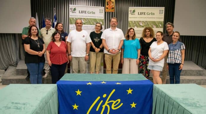 Απόλυτα επιτυχημένη η υλοποίηση και διαχείριση του πρότυπου χώρου πρασίνου στην περιοχή του Αγίου Θωμά, σύμφωνα με την ομάδα ελέγχου του Ευρωπαϊκού προγράμματος Life Grin
