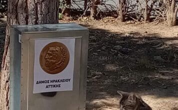 Φαγητό και νερό σε 24 σημεία της πόλης: ο Δήμος Ηρακλείου Αττικής τοποθέτησε σχετική υποδομή