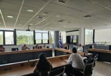 Συνάντηση για την πορεία εργασιών κατασκευής της νέας πτέρυγας του 4ου Δημοτικού Ηρακλείου Αττικής