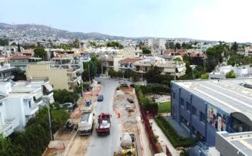 Προχωρά με ταχείς ρυθμούς το έργο «Ολοκληρωμένης ανάπλασης του κεντρικού οδικού άξονα της Κυπρίων Αγωνιστών» στην περιοχή Νέο Μαρούσι