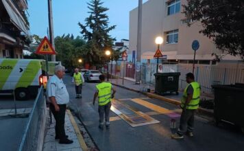 Ασφαλείς διαβάσεις πεζών γύρω από τα σχολεία του Δήμου Ηρακλείου Αττικής