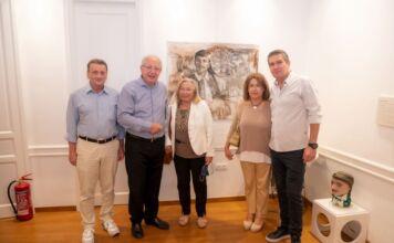 Την εικαστική έκθεση «Μαρούσι, ο κήπος της Αθήνας» εγκαινίασε ο Δήμαρχος Αμαρουσίου Θ. Αμπατζόγλου, στον Πολυχώρο Πολιτισμού «ΑΡΤΕΜΙΣ»
