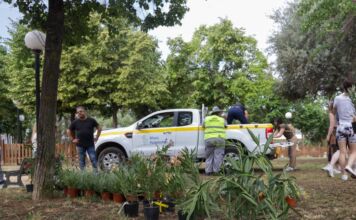 Δράση φύτευσης φυτών και δένδρων στον ποδηλατοδρόμο του Πολυδρόσου από τη Διεύθυνση Περιβάλλοντος του Δήμου Αμαρουσίου και εθελοντές της εταιρείας Κωτσόβολος και της Οργάνωσης ΓΗ