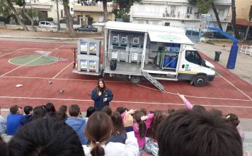 Επίσκεψη του Κινητού Πράσινου Σημείου στο 2o & 3ο Δημοτικό Ν. Ερυθραίας