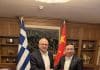 Συνάντηση δημάρχου Ηρακλείου Αττικής με τον πρέσβη της Κίνας στην Αθήνα
