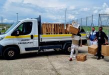 Αποστολή ειδών πρώτης ανάγκης στη Δομή Προσωρινής Φιλοξενίας Αιτούντων Άσυλο Θήβας