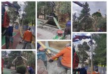 Απομάκρυνση Επικίνδυνων Κολωνών από το Λύκειο Λυκόβρυσης – Παρέμβαση για την ασφάλεια των μαθητών