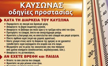 Δήμος Λυκόβρυσης-Πεύκης – Οδηγίες Προστασίας από τον καύσωνα