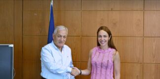 Συνάντηση Προέδρου ΚΕΔΕ με την Υπουργό Κοινωνικής Συνοχής και Οικογένειας Δόμνα Μιχαηλίδου