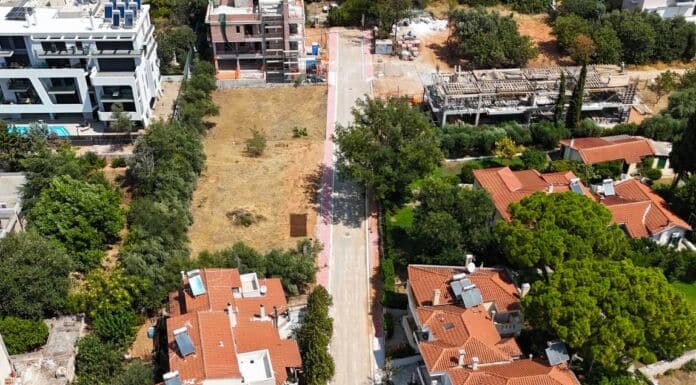 Στην τελική ευθεία βρίσκονται οι εργασίες ανάπλασης και διάνοιξης της οδού Μοστρού, στην περιοχή του Σωρού