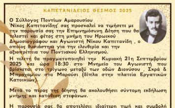 ΚΑΠΕΤΑΝΙΔΕΙΟΣ ΘΕΣΜΟΣ 2025
