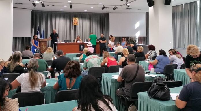 Ο Δήμος Αμαρουσίου υποδέχθηκε 108 εργαζόμενους καθαριότητας πλήρους απασχόλησης για τις σχολικές μονάδες
