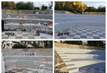 Εργασίες ανακαίνισης στο θεατράκι της Πλατείας Ελευθερίας στη Λυκόβρυση