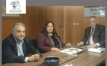 Συνάντηση της Δημάρχου Διονύσου, Κατερίνας Μαϊχόσογλου, και του Αντιδημάρχου Τεχνικών Υπηρεσιών, Αλέξανδρου Κουκά, με τον Υφυπουργό Υποδομών, Νίκο Ταχιάο,