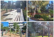 Φύτευση δέντρων στην παιδική χαρά στην οδό Κωνσταντινουπόλεως, στην Πεύκη