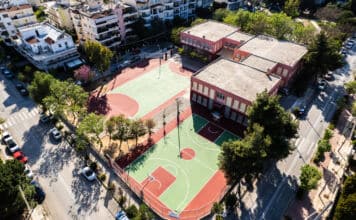 Νέα όψη απέκτησε το προαύλιο του 3ου Δημοτικού Σχολείου Βριλησσίων