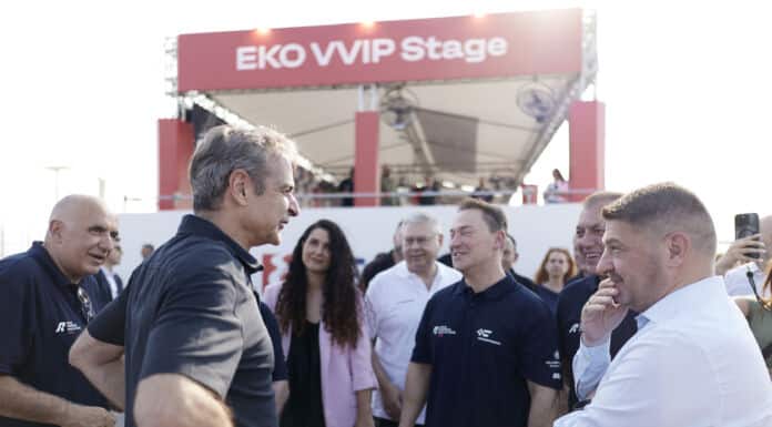 Ο Πρωθυπουργός Κυριάκος Μητσοτάκης στην Υπερειδική Διαδρομή του ΕΚΟ Ράλλυ Ακρόπολις στο The Ellinikon Sports Park !