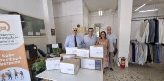 Προσφορά ειδών του Rotary Club Αμαρουσίου στο Κοινωνικό Παντοπωλείο του Δήμου