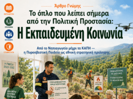 Από το Νηπιαγωγείο μέχρι τα ΚΑΠΗ — η Πυροσβεστική Παιδεία ως εθνική στρατηγική πρόληψης *Του Γιώργου Γαμπιεράκη Προέδρου της HELPHELLAS- ΕΘΝΙΚΟ ΣΥΝΤΟΝΙΣΤΙΚΟ ΚΕΝΤΡΟ ΕΘΕΛΟΝΤΩΝ Ιδρυτή της HELLAS HELPBANK